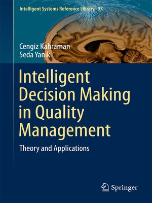 cover image of Intelligent Decision Making in Quality Management